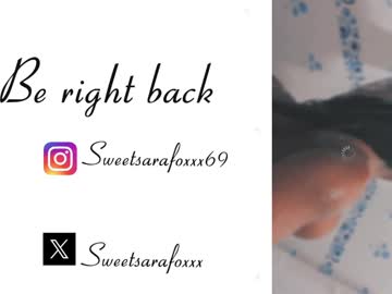 Sweetsarafoxxx December 18, 2024 Chaturbate stream image