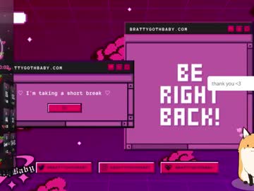 Brattygothbaby February 19, 2025 Chaturbate stream image