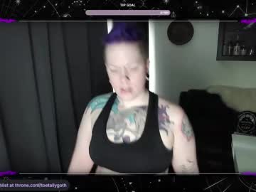 Toetallygoth February 26, 2025 Chaturbate stream image