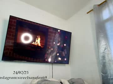 Sweetsarafoxxx July 24, 2025 Chaturbate stream image