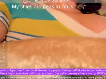 Ayanadelatorre August 28, 2025 Chaturbate stream image