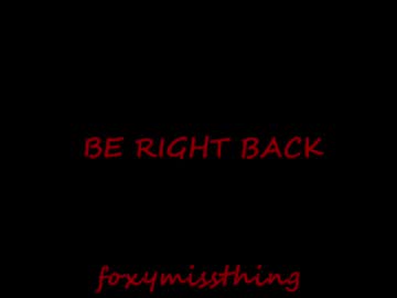 Foxymissthing November 09, 2025 Chaturbate stream image