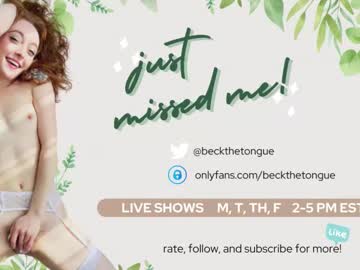 Beckthetongue November 12, 2025 Chaturbate stream image