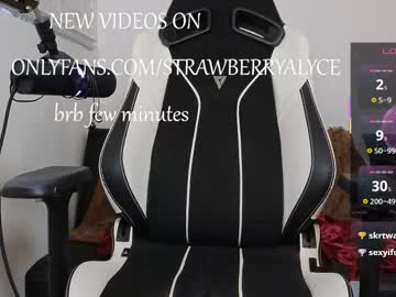 Strawberryalyce January 18, 2026 Chaturbate stream image