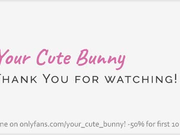 Your_Cute_Bunny May 08, 2026 Chaturbate stream image